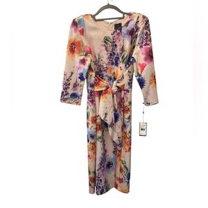 Adrianna Papell NEW size 14 floral front sheath dress